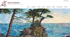 Desktop Screenshot of erinhanson.com